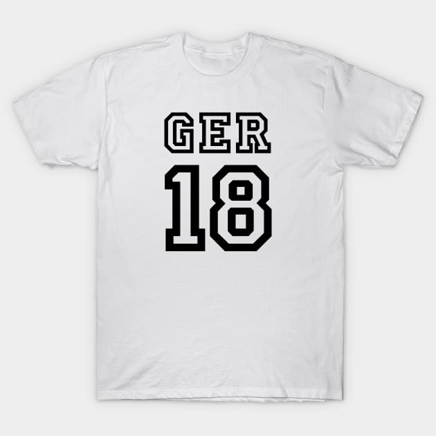 GERMANY 2018 T-Shirt by eyesblau